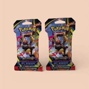 2 Pokémon TCG Mega Evolution Phantasmal Flames Booster Packs